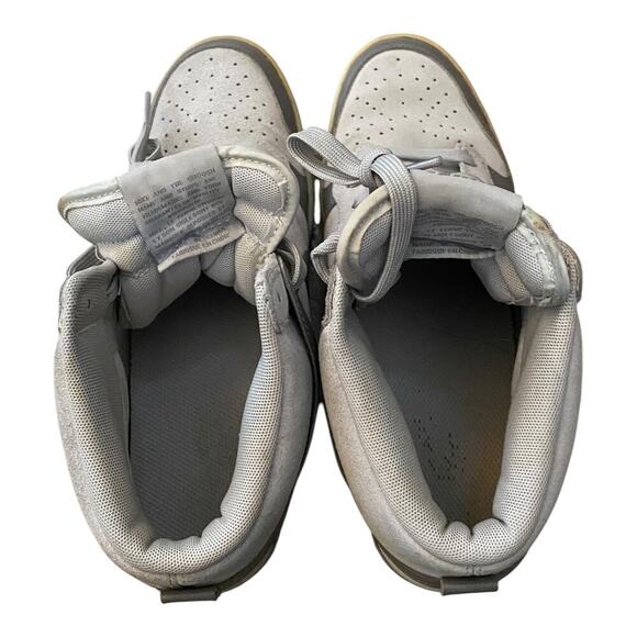 Nike Dunk Sky High Hi Hidden Wedge Suede Sneaker Women's US 8 Gray 528899-005 - Picture 7 of 12